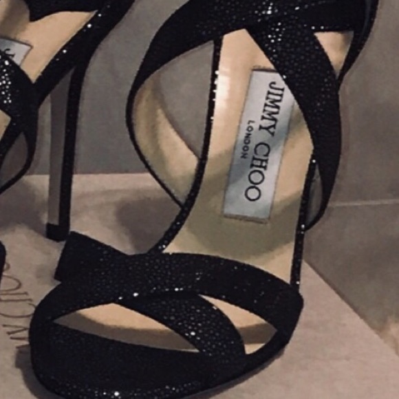 Sold 😉Jimmy choo metallic high heals sandals 🥰 - Picture 4 of 8